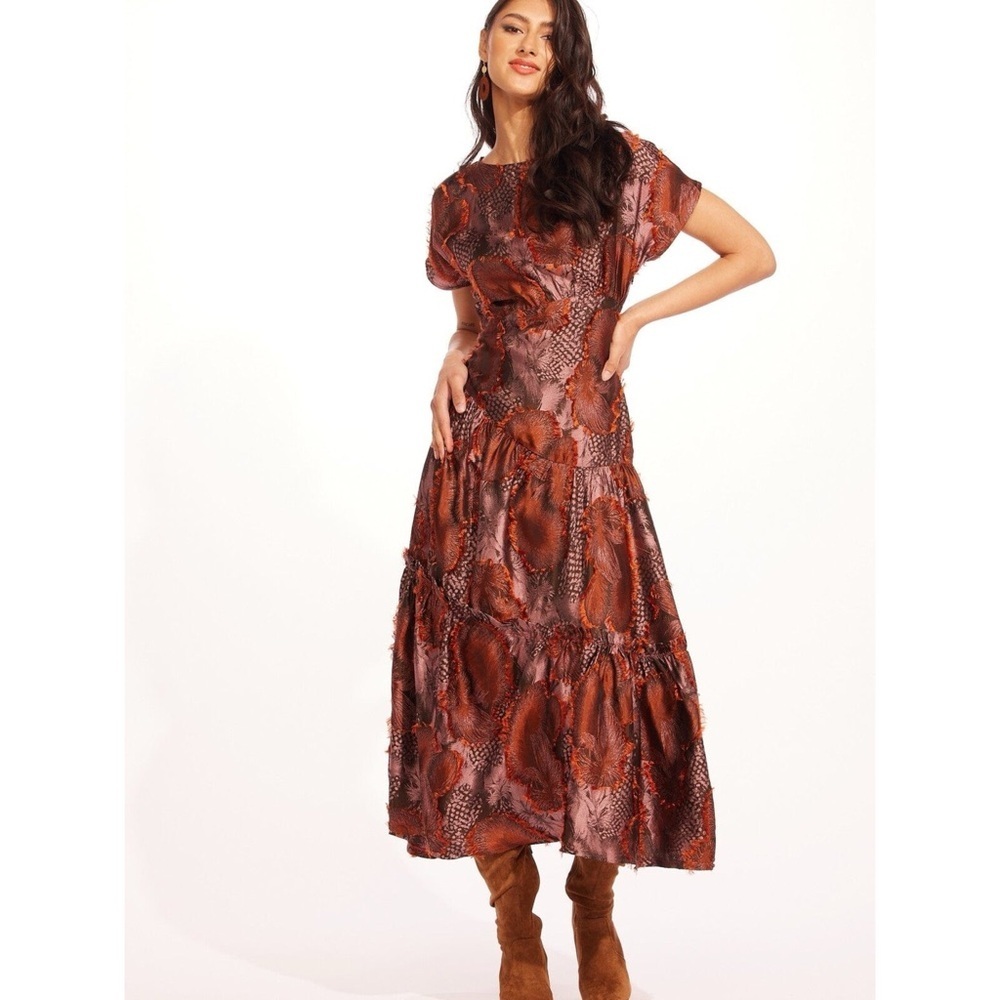 Eva Franco Belista Dress - Copper Plume